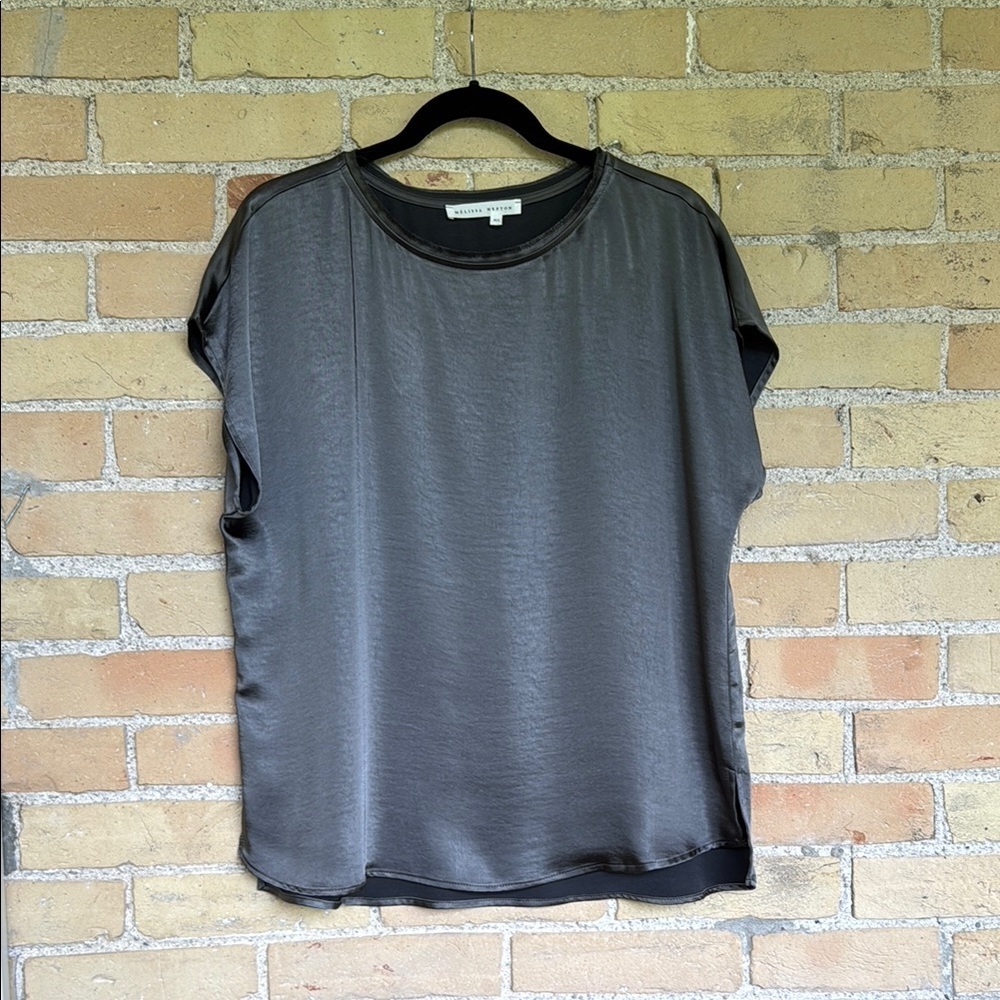 Melissa Nepton Elegant Gray Women's Top